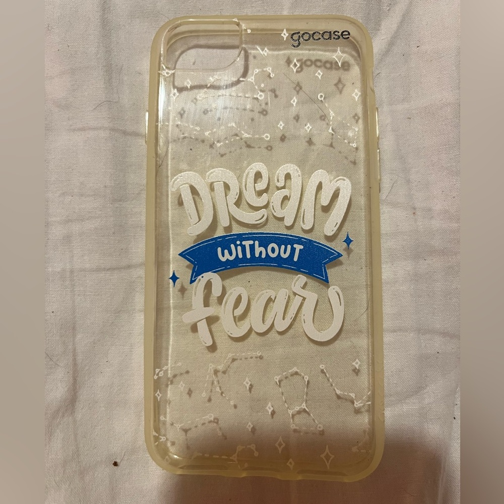 GoCase Clear Dream Without Fear Phone Case